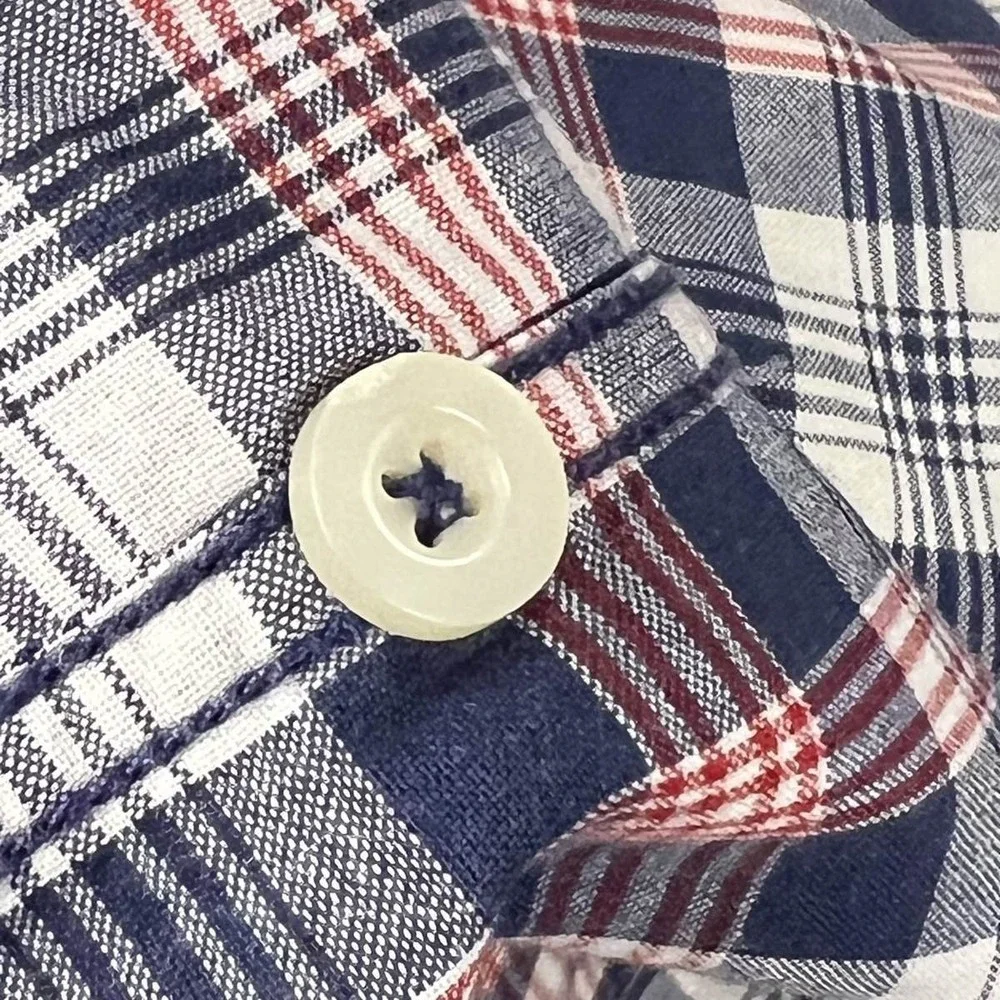 Polo Ralph Lauren Sport Flannel Button Down Shirt Plaid‎ 100% Cotton